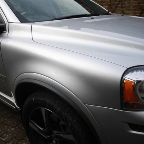Silver Volvo Wing Paint